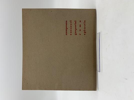 Campesan. Cossovel. Gasparini. Roma. Spiteris. (Galleria Cassiopea. Via Cavour 8. Torino. 1960) - Giuseppe Marchiori - copertina