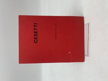 Giuseppe Cesetti. Opere dal 1925 al 1973. Galleria Accademia, Torino - Giuseppe Cesetti - copertina