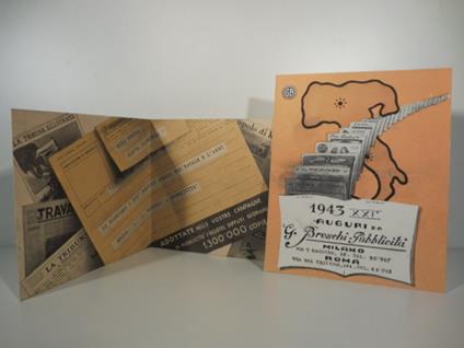 G. B. G. Breschi. Adottate nelle vostre campagne di pubblicita' i nostri diffusi giornali.. 1.300.000 copie (2 cartoncini pubblicitari) - copertina