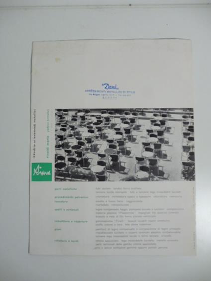 Rima. Rinaldi Mario. Padova. Industria arredamenti metallici. (Catalogo dei prodotti) - copertina