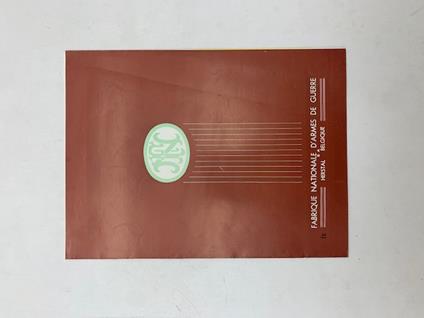 Fabrique nationale d'armes de guerre, Herstal, Belgique (Pieghevole in italiano) - copertina