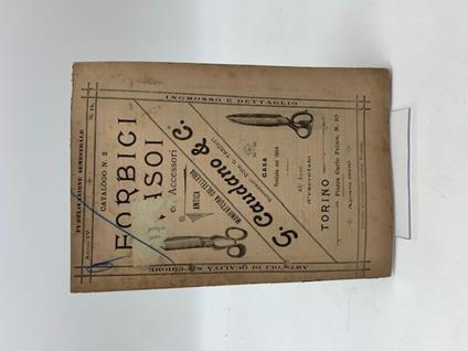 G. Caudano & C. Forbici, rasoi ed accessori. Anno IV, n. 9 - copertina