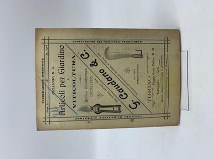 G. Caudano & C. Articoli per giardino e viticoltura. Anno L, n. 24, 1904 - copertina