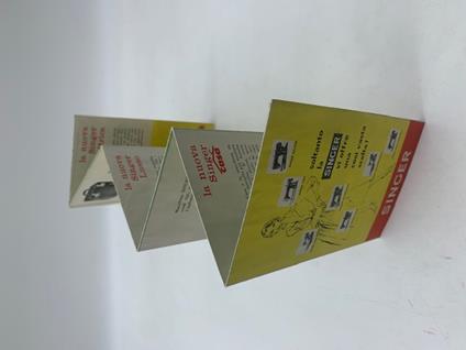 Soltanto la Singer vi offre una cosi' vasta scelta (pieghevole pubblicitario) - copertina