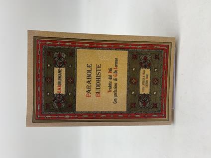 Parabole buddhiste - copertina