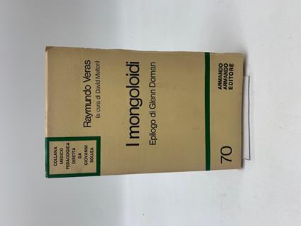 I mongoloidi. Epilogo di Glenn Doman - copertina