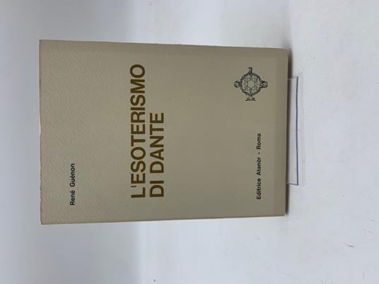 L' esoterismo di Dante - copertina