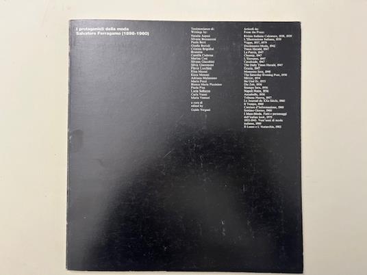 I protagonisti della moda. Salvatore Ferragamo (1888-1960) - copertina