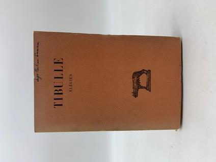 Tibulle et les auteurs du Corpus Tibullianum - copertina