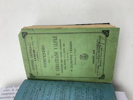 Compendio della vita del B. Sebastiano Valfre' - copertina