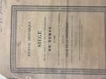 Journal historique du siege de la ville et de la cittadelle de Turin en 1706 avec le rapport officiel des operations de l'artillerie