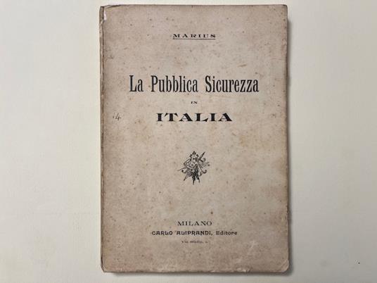 La Pubblica Sicurezza in Italia - copertina