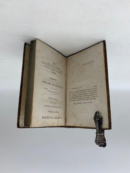 Marino Faliero. Doge of Venice an historical tragedy in five acts with notes - George G. Byron - copertina