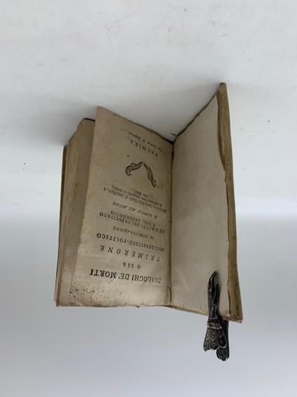 Dialoghi de' morti o sia Trimerone ecclesiastico-politico in dimostrazione de' diritti del principato e del sacerdozio di risposta all'autore del Diritto libero della chiesa di acquistare, e di possedere beni temporali si mobili, che stabili - copertina