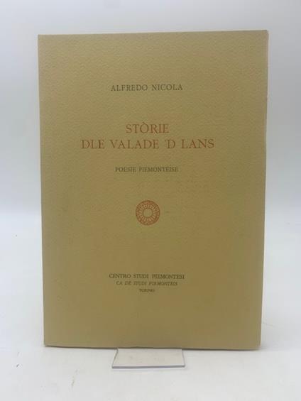 Storie dle Valade 'd Lans. Poesie Piemontesi - copertina