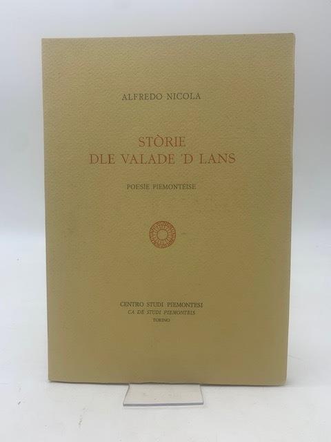 Storie dle Valade 'd Lans. Poesie Piemontesi - copertina