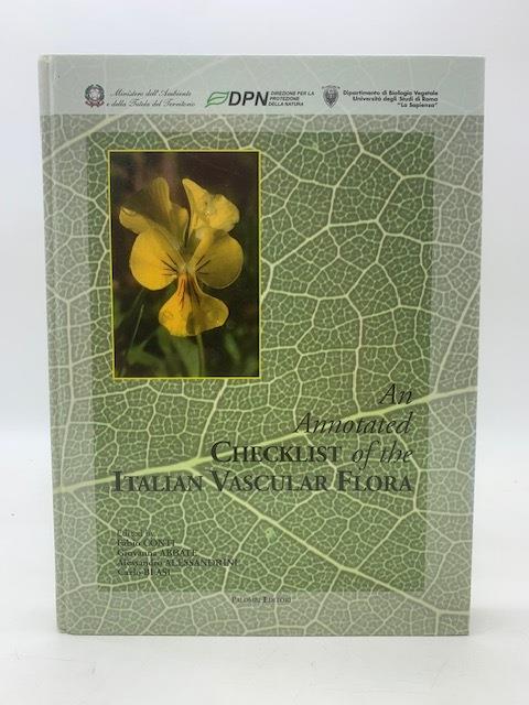 An Annotated Checklist of the Italian Vascular Flora - copertina