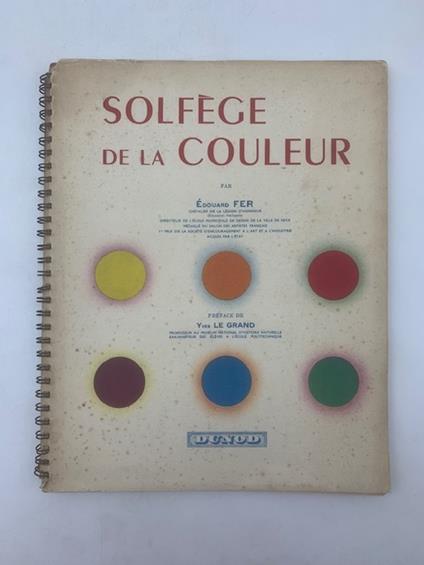 Solfege de la couleur - copertina