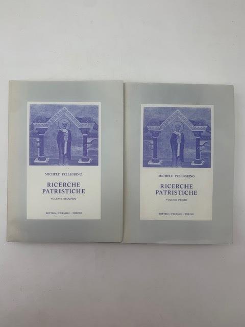 Ricerche patristiche (1938-1980) voll. I e II - Michele Pellegrino - copertina