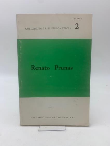 Renato Prunas - copertina