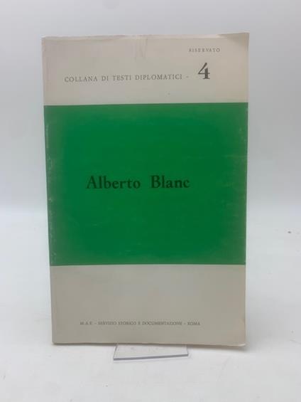 Alberto Blanc - copertina