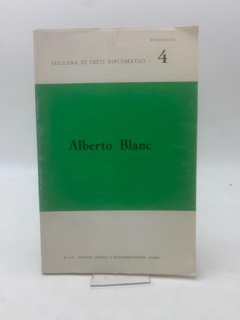 Alberto Blanc - copertina