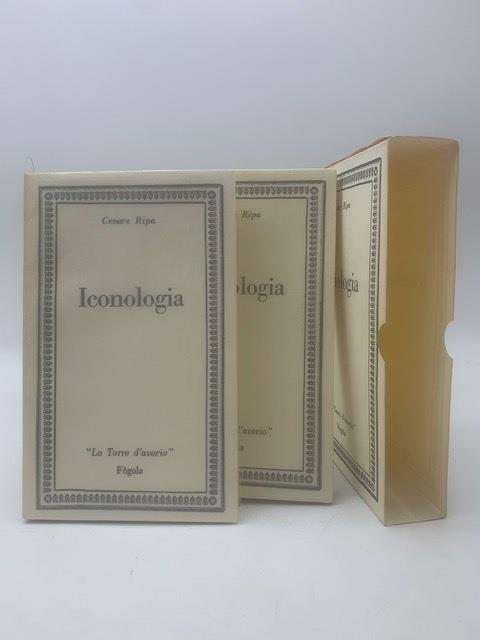 Iconologia - Cesare Ripa - copertina