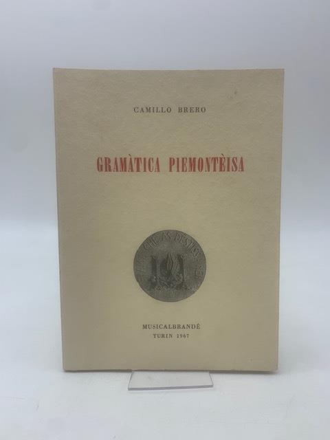 Grmatica Piemonteisa - Camillo Brero - copertina
