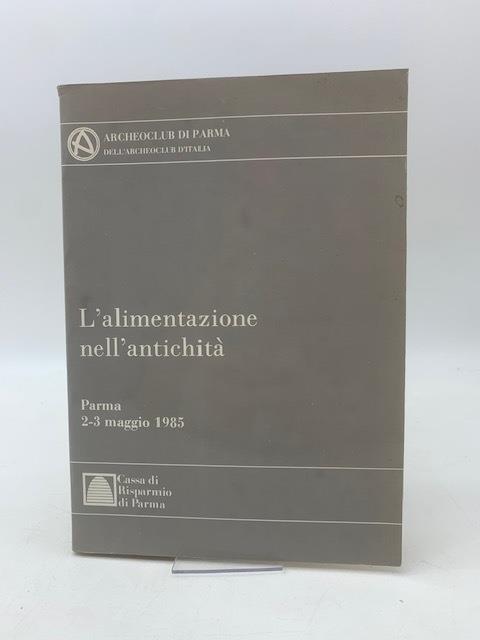 L' alimentazione nell'antichitÃ - copertina