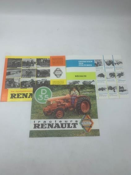 Tracteurs Renault. D 35. : Les equipements des tracteurs Renault - copertina