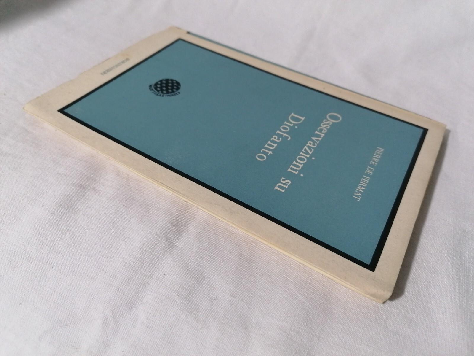 Osservazioni su Diofanto Libro Pierre De Fermat Boringhieri matematica