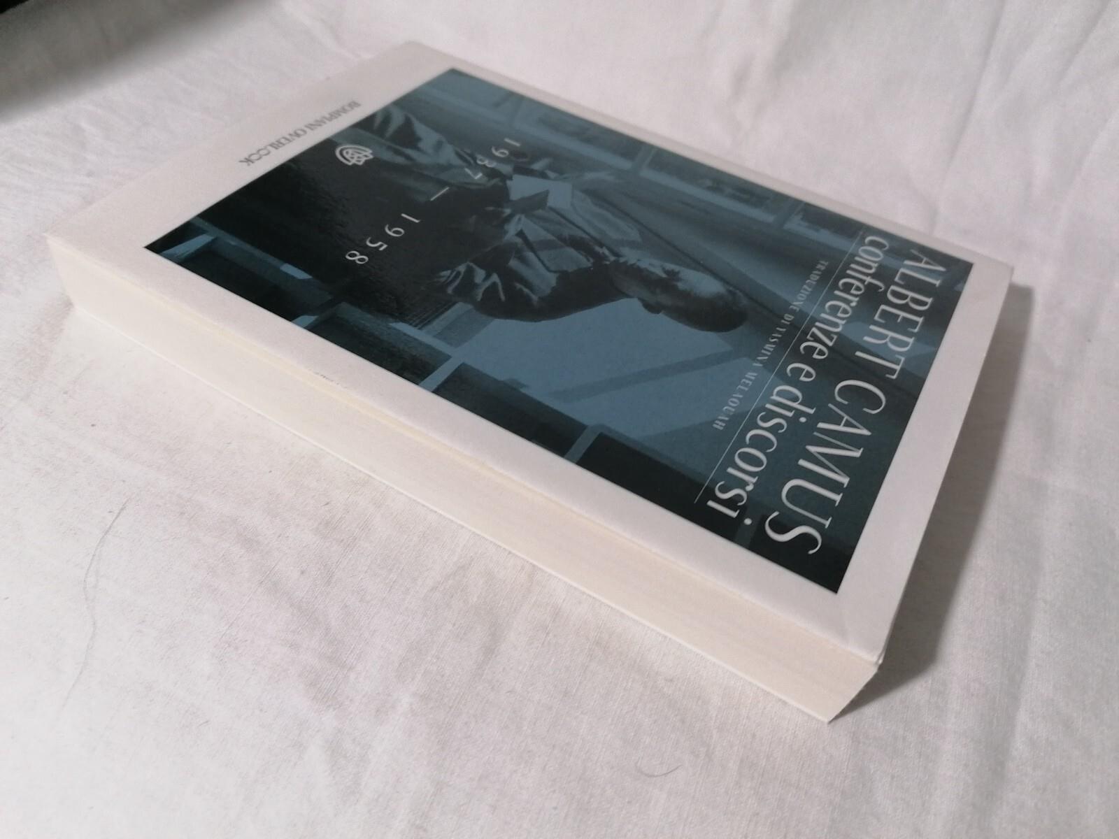 Albert Camus Conferenze e Discorsi 1937-1958 Libro Bompiani 2020 1^ edizione
