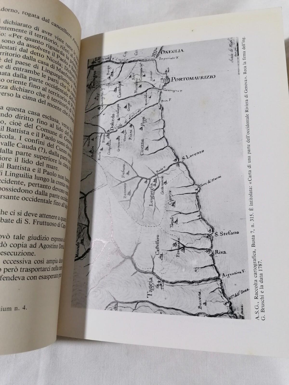 Il Feudo di Lingueglietta e i Suoi Statuti Comunali Libro Nilo Calvini Imperia