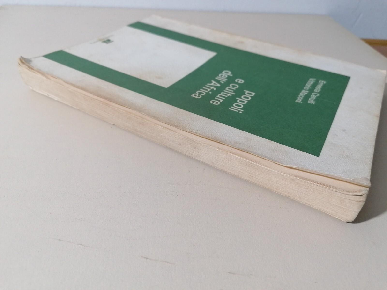 Popoli E Culture Dell'Africa Libro Cerulli Maconi Tilgher Bantu Igbo Zulu 2° Ed