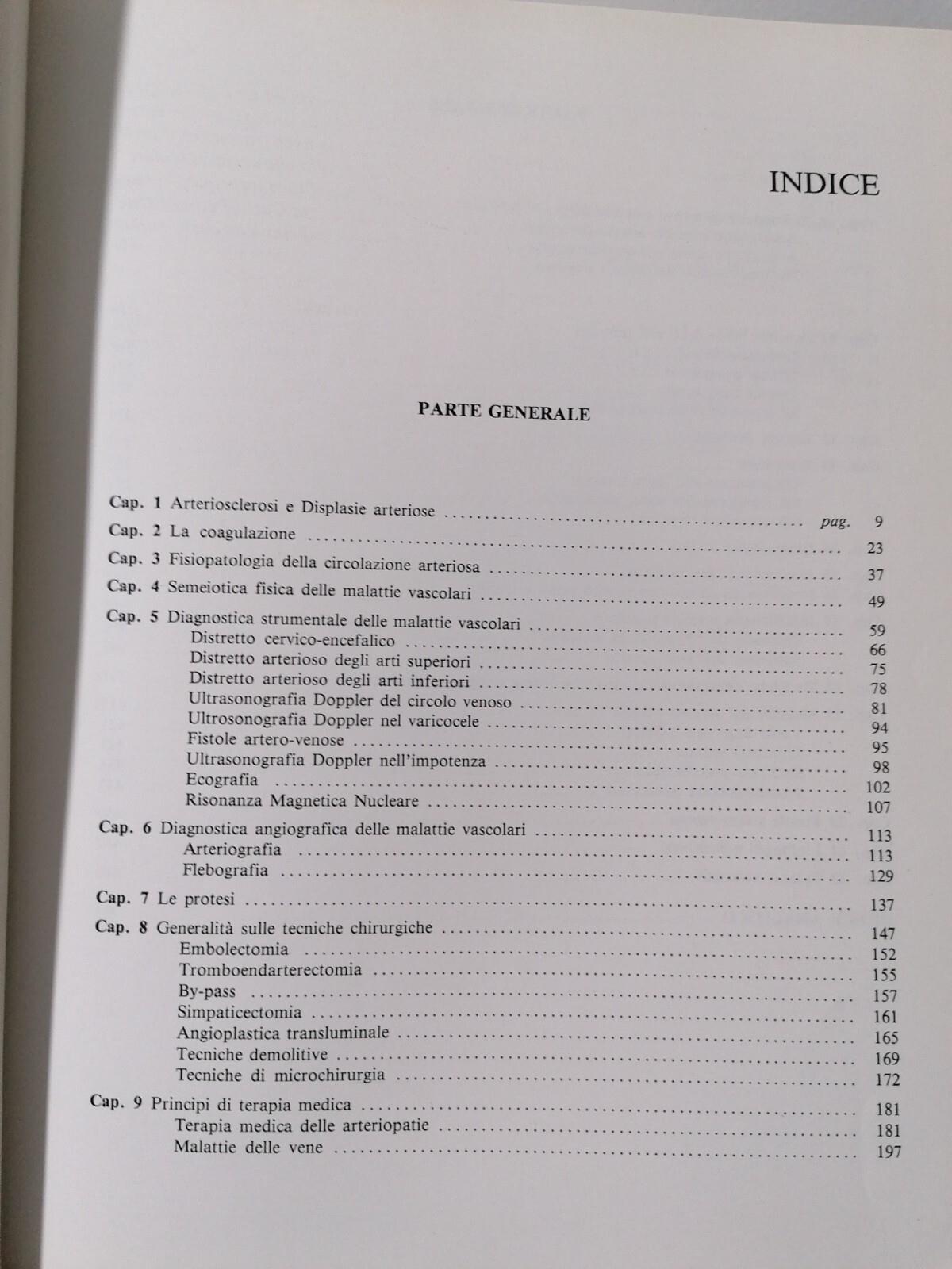 Elementi di Patologia e Chirurgia Vascolare Libro Delfino Editore 1988 Fiorani