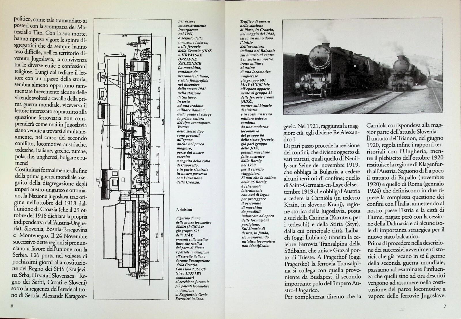 L' Occupazione Italiana di Slovenia e Croazia 1941-43 Locomotive Libro Cornolò