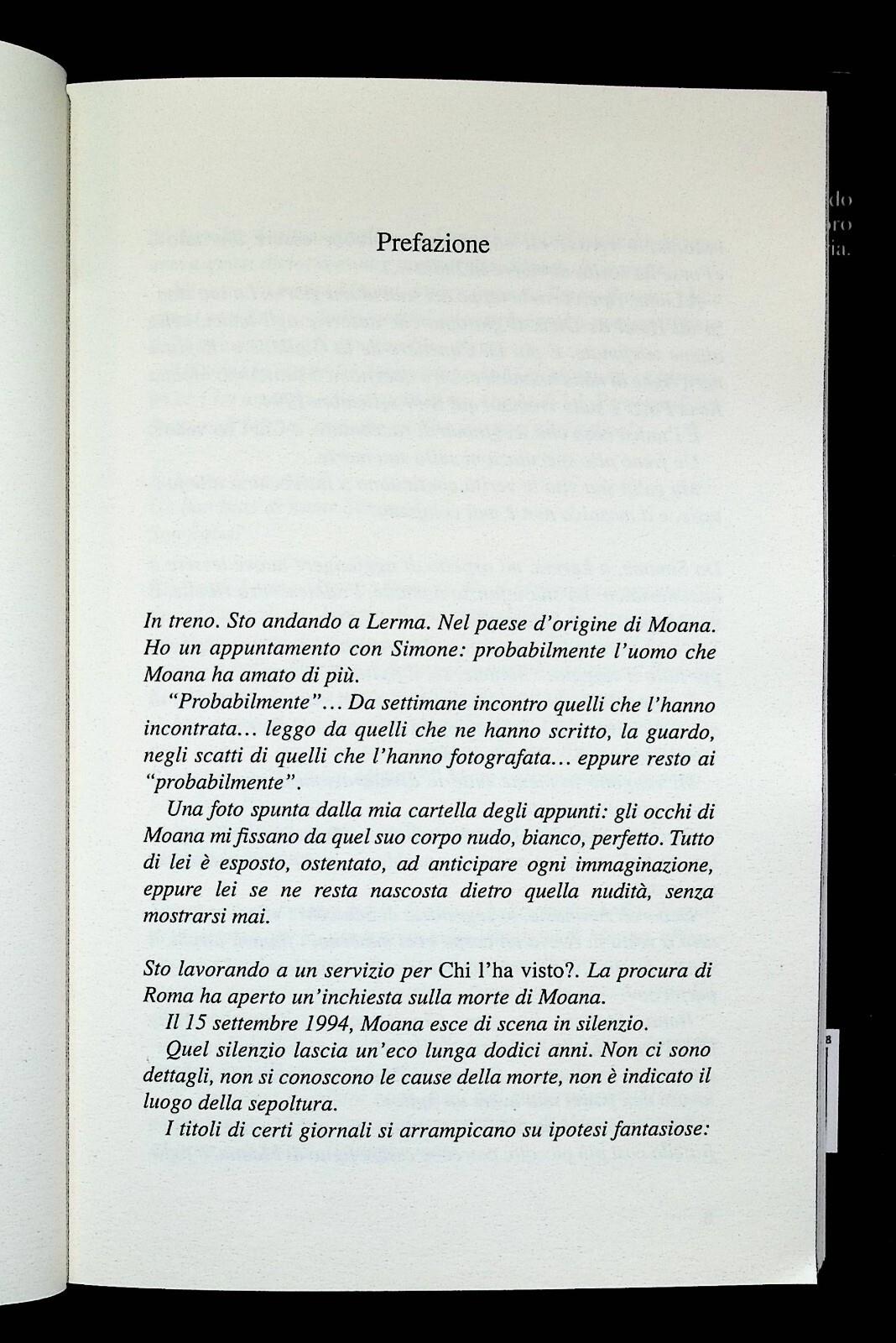 Moana Tutta la Verità LIbro Biografia Vita di Moana Pozzi Aliberti Parravicini