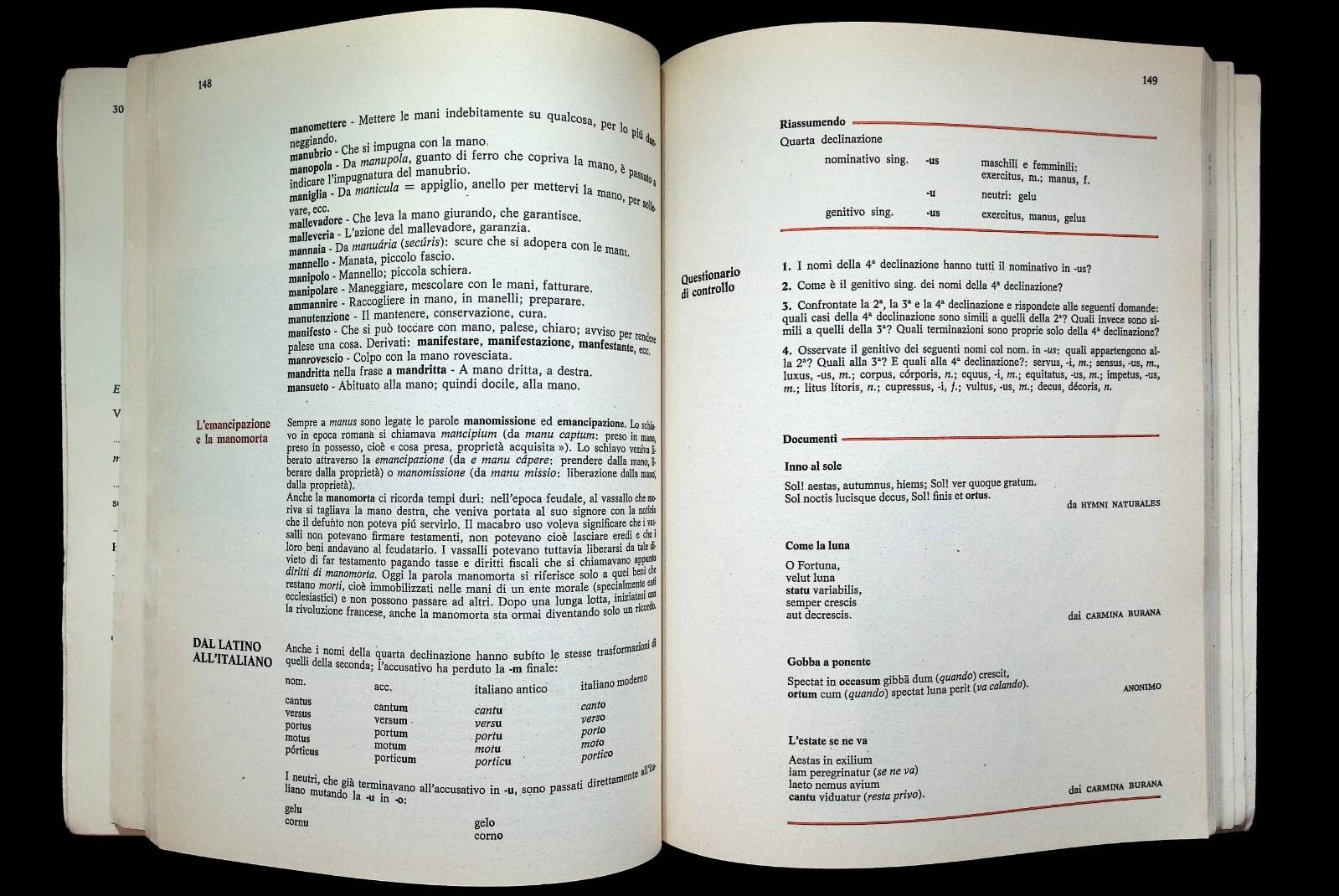 Latino Lingua Viva Libro Pittano Codrignani ED Scolastiche Media Mondadori 1977