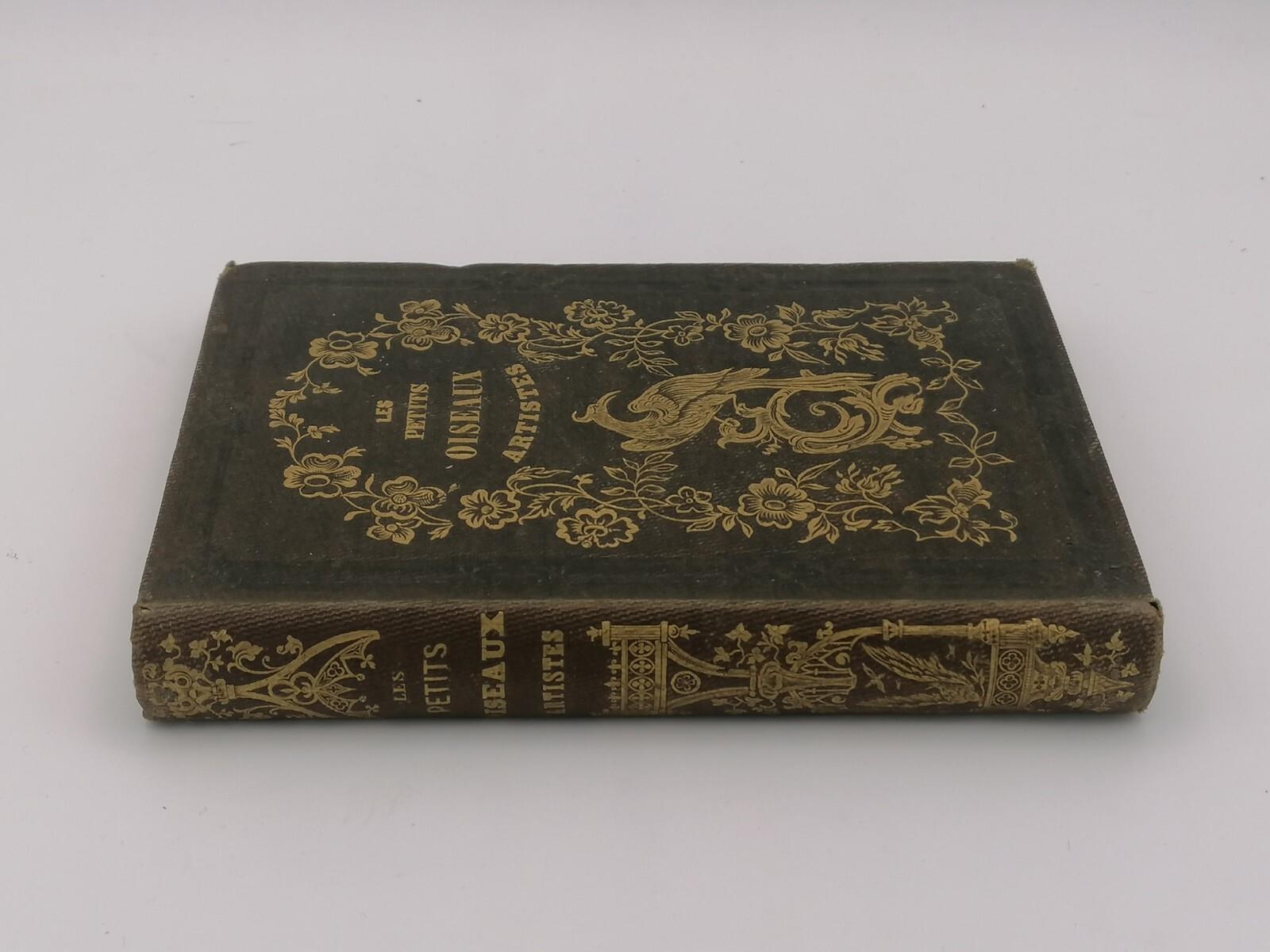 Les Petits Oiseaux Des Artistes Libro Antico Louise Leneveux Livre 1856