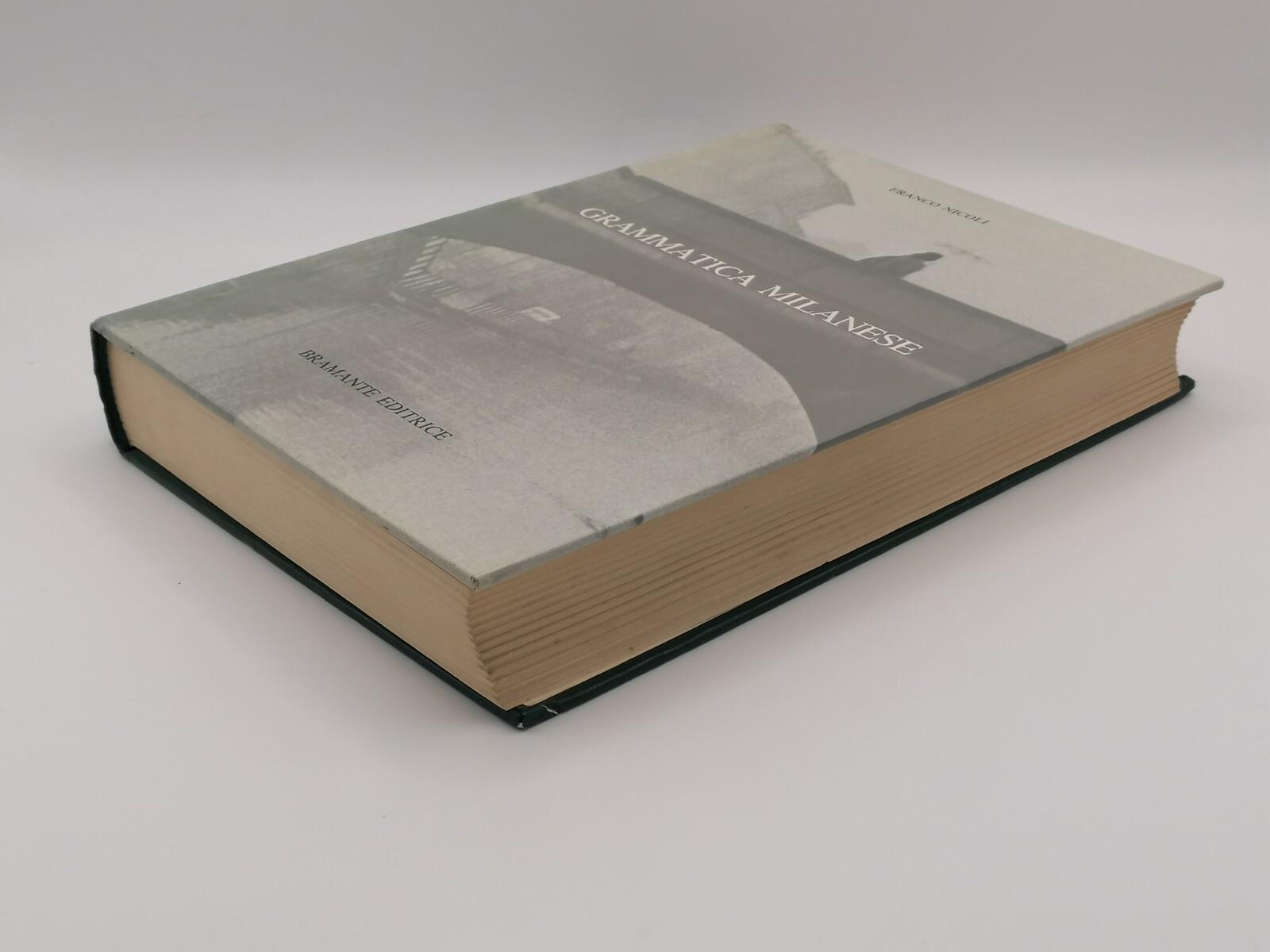 Grammatica Milanese Libro Franco Nicoli Bramante Metrica Versioni Lombarde 1983