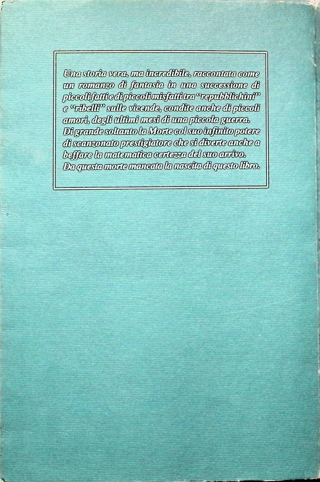 Il Sergente che non poteva morire Libro Marcello Fabbri Prima Edizione 1998