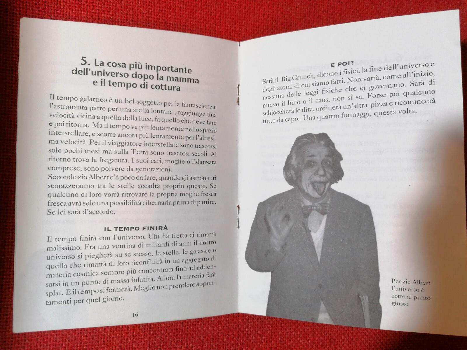 LIBRO Luca Novelli Albert Einstein Ci vuole una Fisica Bestiale Comix PILLOLE