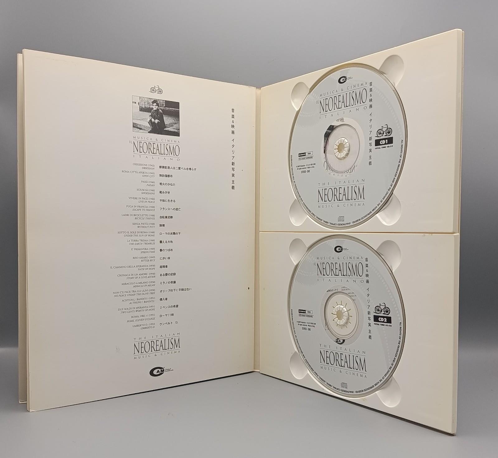 Musica & Cinema il Neorealismo Italiano Neorealism Lizzani 2 CD CAM + Libro Raro