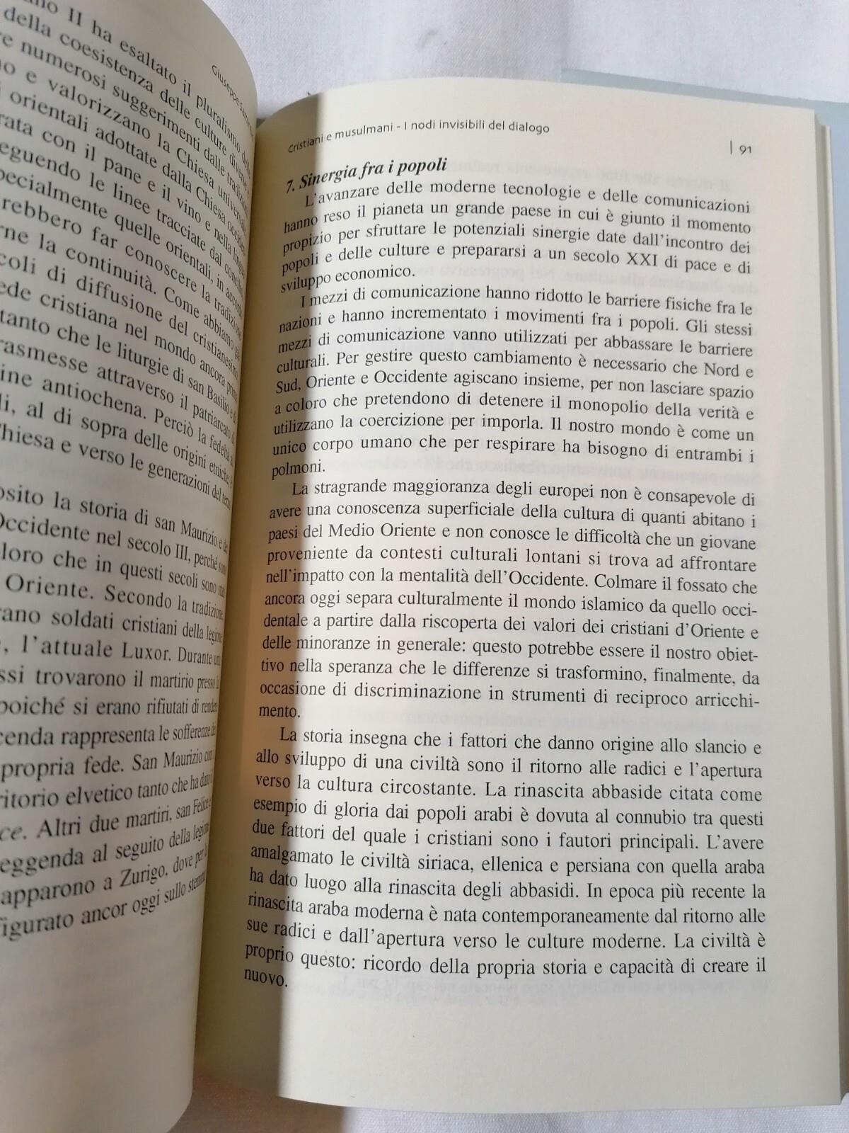 Musulmani e Cristiani Libro Giuseppe Samier Eid Carabà Edizioni 2002 religioni