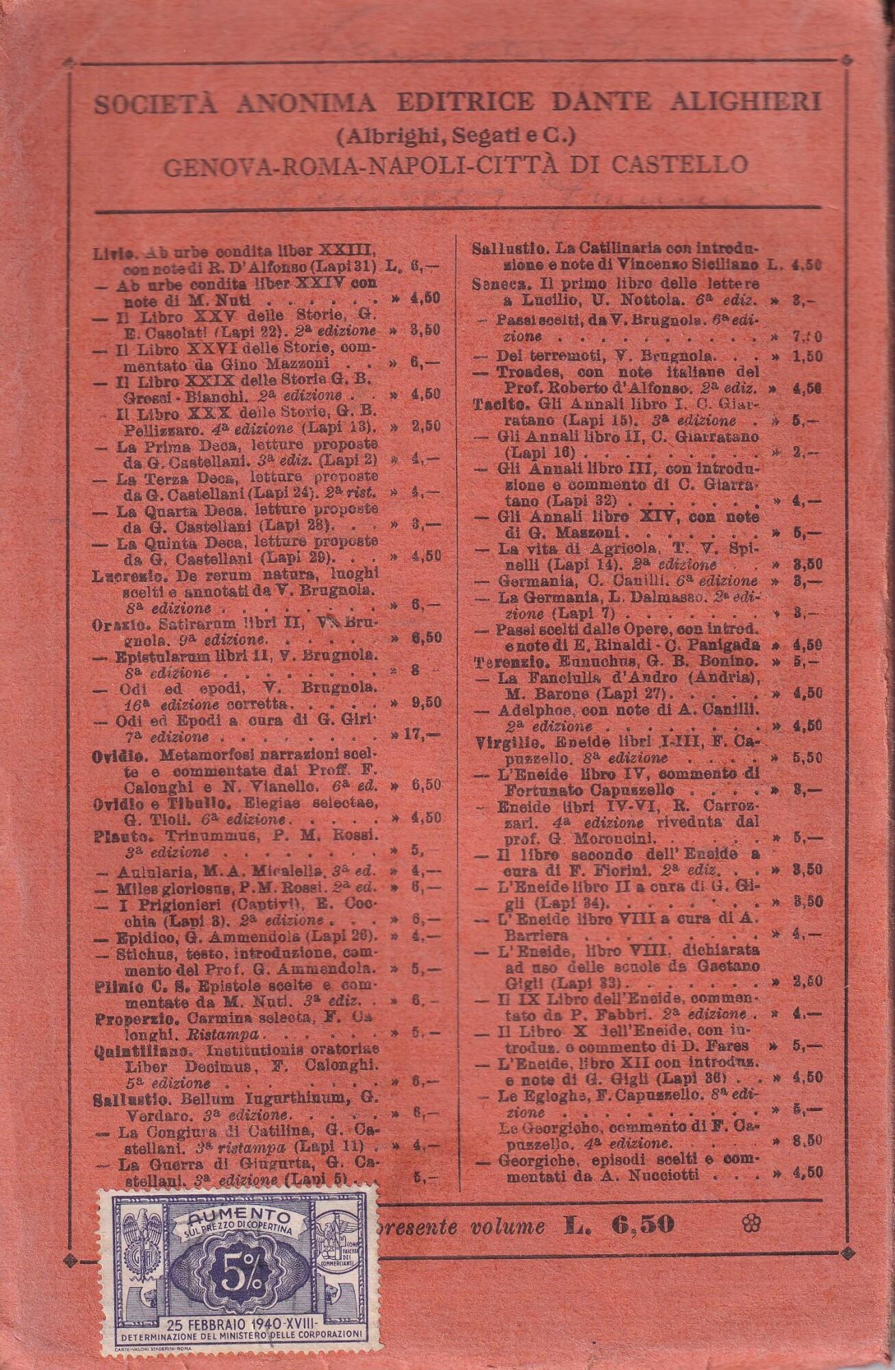 Metamorfosi di Ovidio - Calonghi e Vianello