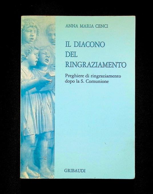 Il Diacono Del Ringraziamento - copertina