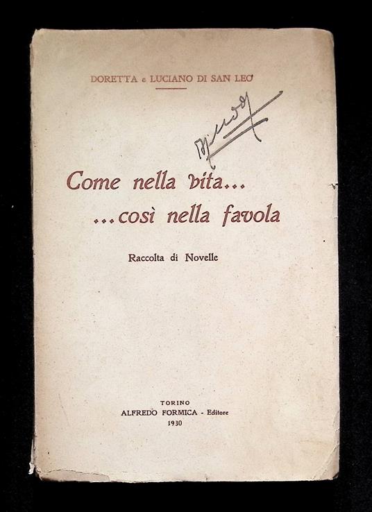 Come Nella Vita Così Nella Favola Raccolta di Novelle - copertina