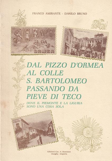 Dal Pizzo d'Ormea al Colle S. Bartolomeo Passando da Pieve di Teco. Dove il Piemonte e la LIguria sono una cosa sola - copertina