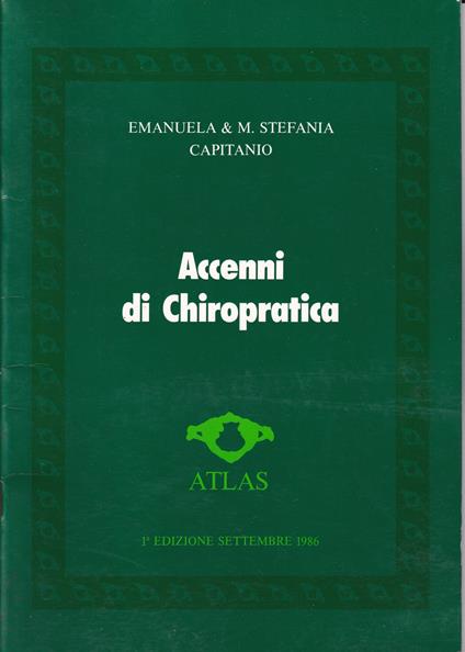 Accenni di Chiropratica - copertina