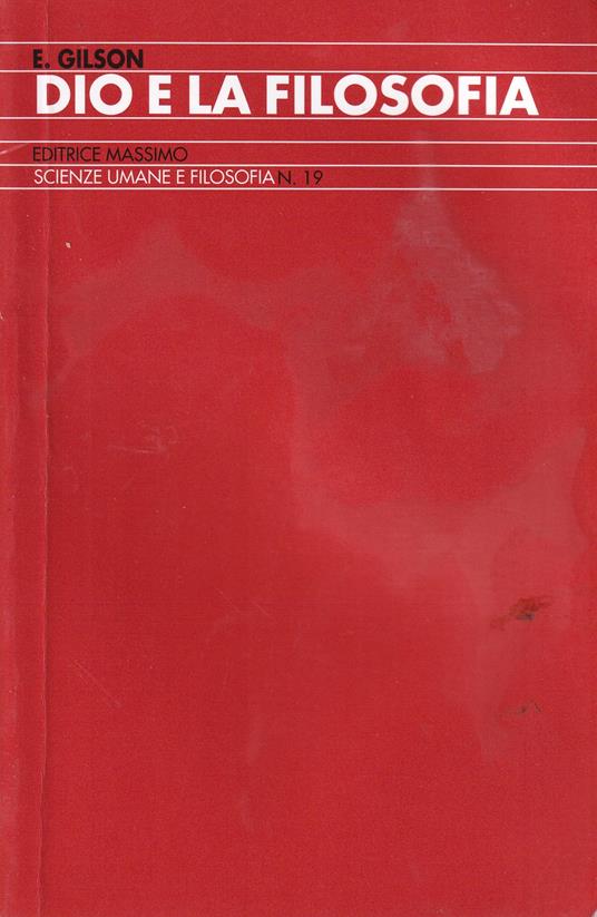 Dio e la filosofia - Étienne Gilson - copertina
